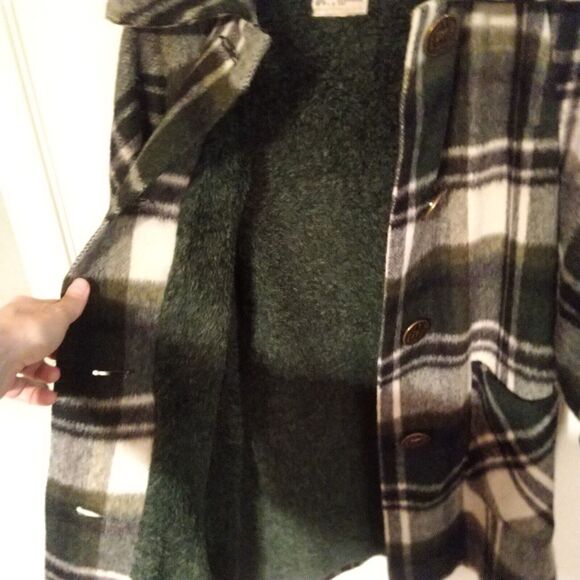 Vintage Minnesota Woolen Co 100% Wool W/ Liner Women’s Plaid Jacket Med - Picture 8 of 11